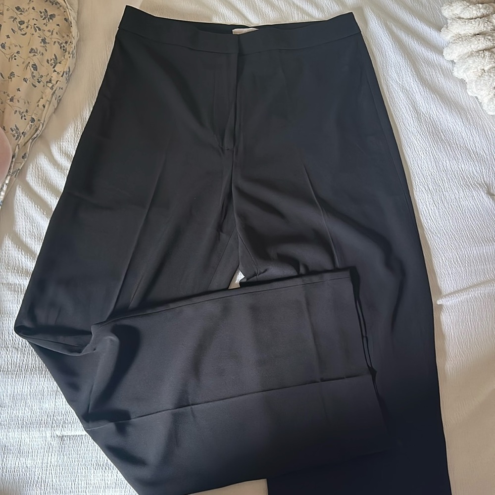 H&M Black Women's Wide Leg Trousers